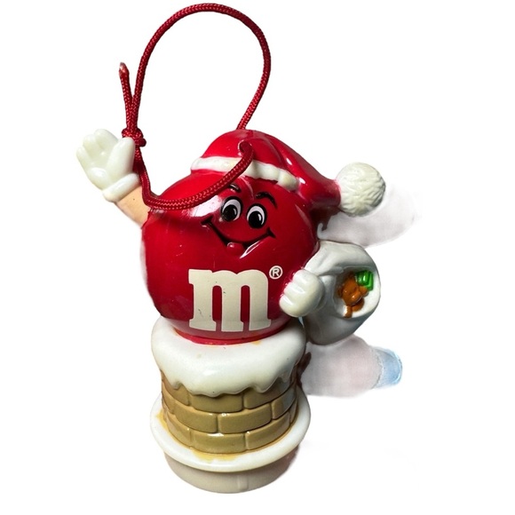 Vintage 1993 Mars Red M&M Christmas Ornament - Picture 2 of 7